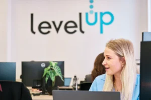 In situ shot of staff member in office