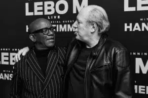 Lebo M and Hans Zimmer  photogrpahed by Jurgen